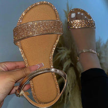 Load image into Gallery viewer, Fashion Rhinestone Sandals for Women Bling Diamond Ladies Slippers - Sophornlilly