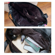 Load image into Gallery viewer, Fashion Rivet Large Capacity Women Shoulder Bag Soft Casual Black