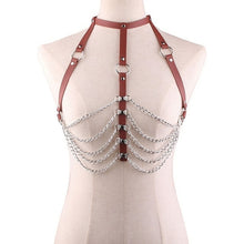 Load image into Gallery viewer, Fashion Sexy Harajuku Handmade Holographic Choker Harness Punk Collar