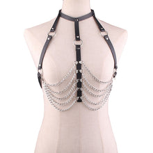 Load image into Gallery viewer, Fashion Sexy Harajuku Handmade Holographic Choker Harness Punk Collar