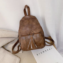 Load image into Gallery viewer, Fashion Small Mini Backpacks for Women Famous Designer Tassel Daypack