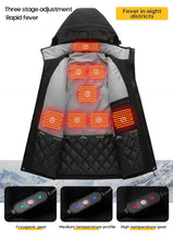 Load image into Gallery viewer, Fashion Smart Heated Jacket Outdoor Warm Washable Men Heating Jacket
