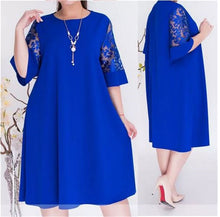 Load image into Gallery viewer, Fashion Solid Color Casual Loose Mini Dress