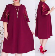 Load image into Gallery viewer, Fashion Solid Color Casual Loose Mini Dress
