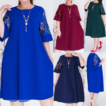 Load image into Gallery viewer, Fashion Solid Color Casual Loose Mini Dress