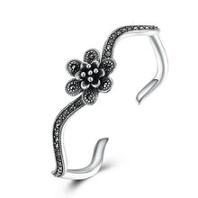 Load image into Gallery viewer, Fashion Sterling S925 Silver Vintage Open Bangle Cuff Bracelet Retro