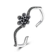Load image into Gallery viewer, Fashion Sterling S925 Silver Vintage Open Bangle Cuff Bracelet Retro