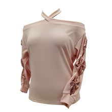 Load image into Gallery viewer, Fashion Strapless Women&#39;s Shirt Casual Hollow Out Blouses Tops