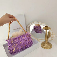 Load image into Gallery viewer, Fashion Totes Evening Bag Diamond Flower Clutch Bag Daisy Hand Made