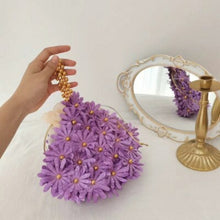 Load image into Gallery viewer, Fashion Totes Evening Bag Diamond Flower Clutch Bag Daisy Hand Made