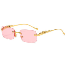 Load image into Gallery viewer, Fashion Vintage Rimless Square Sunglasses Women Men