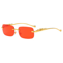 Load image into Gallery viewer, Fashion Vintage Rimless Square Sunglasses Women Men