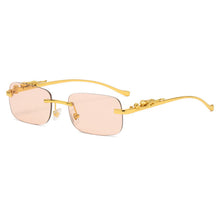 Load image into Gallery viewer, Fashion Vintage Rimless Square Sunglasses Women Men