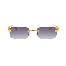 Load image into Gallery viewer, Fashion Vintage Rimless Square Sunglasses Women Men