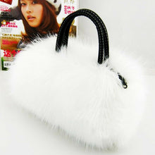 Load image into Gallery viewer, Fashion Warm Faux Rabbit Fur Handbag Designer Shoulder Bags