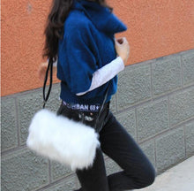 Load image into Gallery viewer, Fashion Warm Faux Rabbit Fur Handbag Designer Shoulder Bags