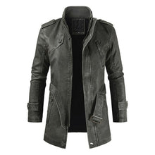 Load image into Gallery viewer, Fashion Winter Leather Jacket Men Outdoor