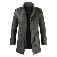 Load image into Gallery viewer, Fashion Winter Leather Jacket Men Outdoor