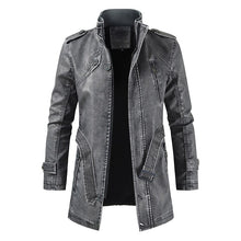 Load image into Gallery viewer, Fashion Winter Leather Jacket Men Outdoor