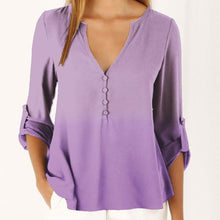 Load image into Gallery viewer, Fashion Women Blouse  Female Plus Size 2XL Long Sleeve Chiffon