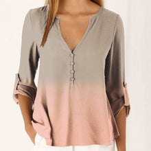 Load image into Gallery viewer, Fashion Women Blouse  Female Plus Size 2XL Long Sleeve Chiffon