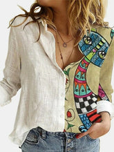 Load image into Gallery viewer, Fashion Women Button Long Sleeve