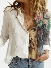 Load image into Gallery viewer, Fashion Women Button Long Sleeve