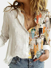Load image into Gallery viewer, Fashion Women Button Long Sleeve
