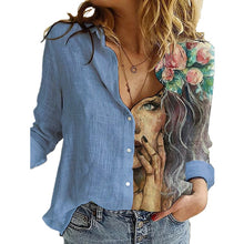 Load image into Gallery viewer, Fashion Women Button Long Sleeve