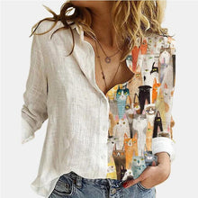 Load image into Gallery viewer, Fashion Women Button Long Sleeve