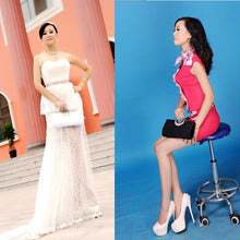Load image into Gallery viewer, Fashion Women Satin Rhinestone Evening Clutch Bag Chain Handbag