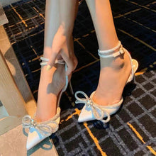 Load image into Gallery viewer, Fashion Women's High Heel Sandals Rhinestone Woman Pump Crystal