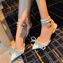 Load image into Gallery viewer, Fashion Women's High Heel Sandals Rhinestone Woman Pump Crystal