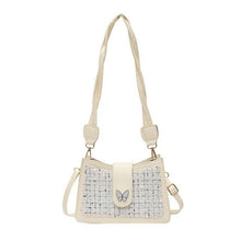 Load image into Gallery viewer, Fashion Woolen Sequin Messenger Bag Women PU Butterfly Elegant