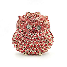 Load image into Gallery viewer, Fashion design clutch women evening party bag diamonds owl bird shape