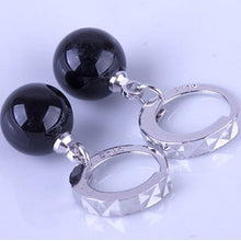 Load image into Gallery viewer, Fashion earrings women natural black red onyx  earings fashion jewelry - Sophornlilly