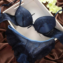Load image into Gallery viewer, Fashion fashion lace sexy thin deep V neck push up underwear hot