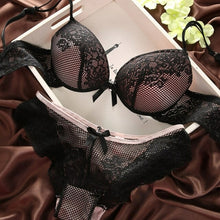 Load image into Gallery viewer, Fashion fashion lace sexy thin deep V neck push up underwear hot
