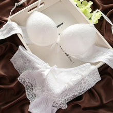 Load image into Gallery viewer, Fashion fashion lace sexy thin deep V neck push up underwear hot