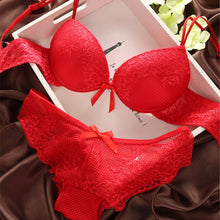 Load image into Gallery viewer, Fashion fashion lace sexy thin deep V neck push up underwear hot