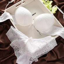 Load image into Gallery viewer, Fashion fashion lace sexy thin deep V neck push up underwear hot