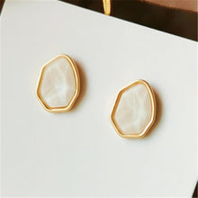 Load image into Gallery viewer, Fashion metal contracted irregular earring for women polygon stud