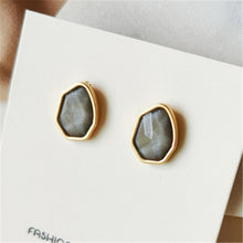 Load image into Gallery viewer, Fashion metal contracted irregular earring for women polygon stud