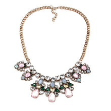 Load image into Gallery viewer, Fashion new individuality trend Colorful encrusted lady necklace Party