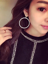 Load image into Gallery viewer, Fashion round circle clip on earrings non piercing earrings