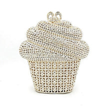 Load image into Gallery viewer, Fashion women accessories dessert diamonds luxury clutches big cupcake