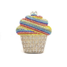 Load image into Gallery viewer, Fashion women accessories dessert diamonds luxury clutches big cupcake