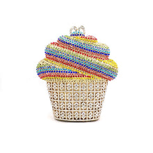 Load image into Gallery viewer, Fashion women accessories dessert diamonds luxury clutches big cupcake
