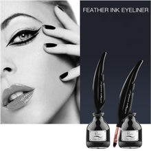 Load image into Gallery viewer, Feather Pen  Feather Pen waterproof eyeliner Makeup Cosmetic Black Eye