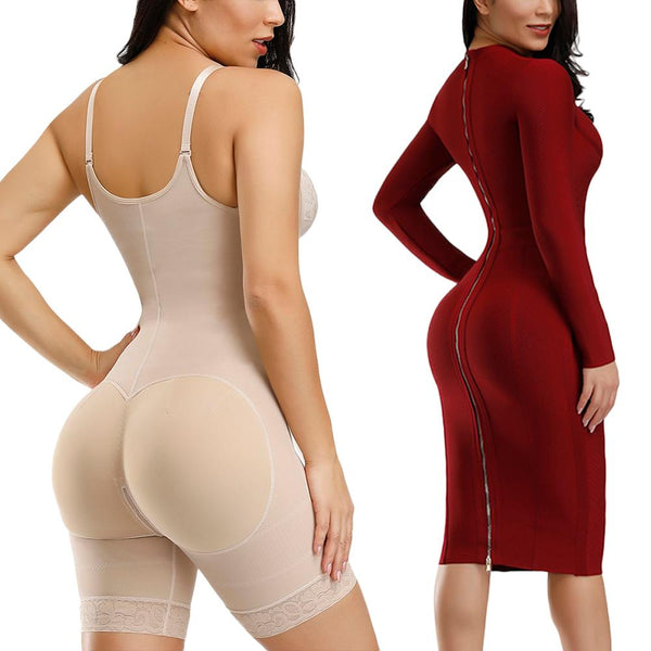 Feelingirl Women Waist Trainer Butt Lifter Shapewear Adjustable Strap